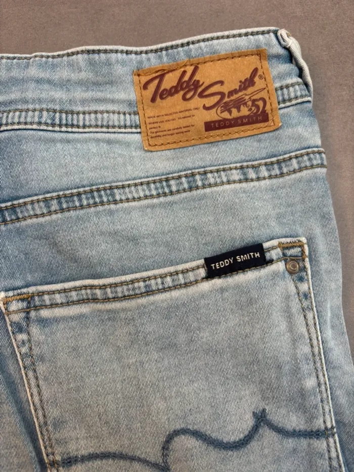 Short en jean homme Teddy Smith taille S - photo numéro 4