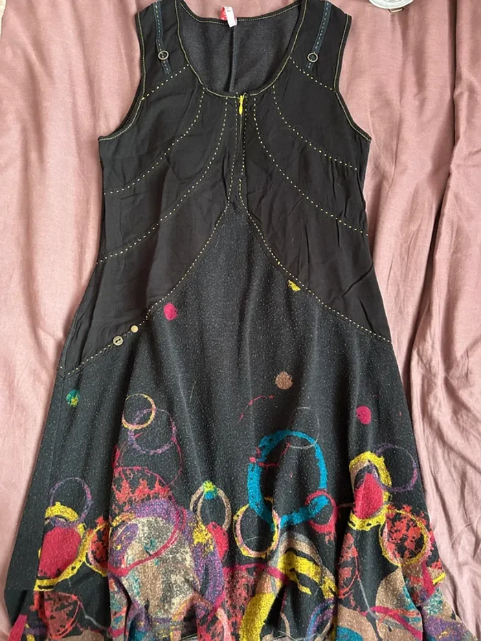 robe à motif coloré