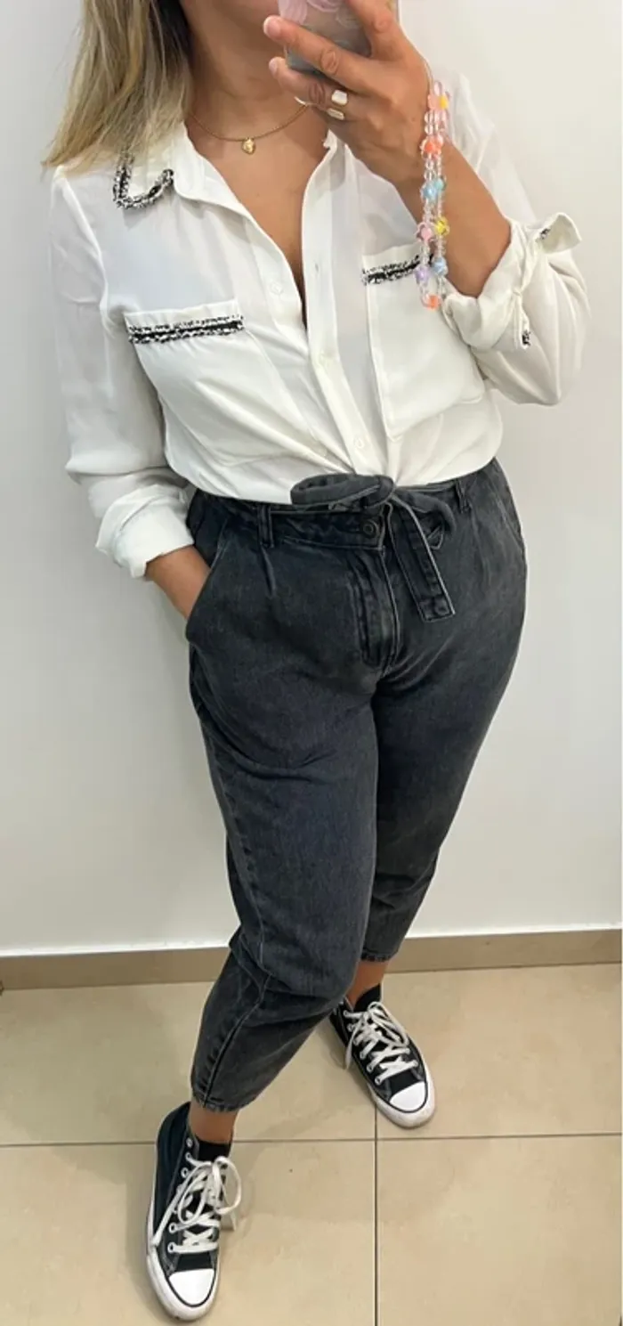 Chemise Blanche ZARA - photo numéro 4
