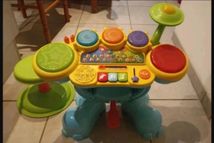 Batterie éléphant Jungle Rock 18 mois 4 ans ·Très bon état·VTech - photo numéro 3