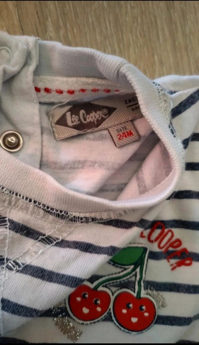 Robe été fantaisie marinière jean 23M - photo numéro 2