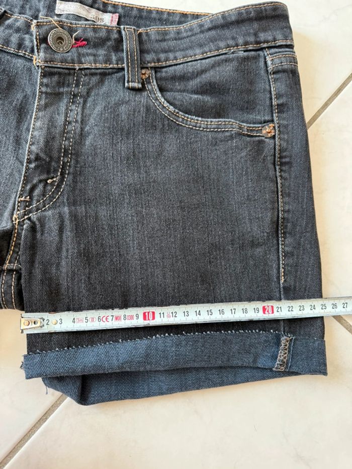 Short en jean denim Levis USA vintage taille 38 tres bon état - photo numéro 4