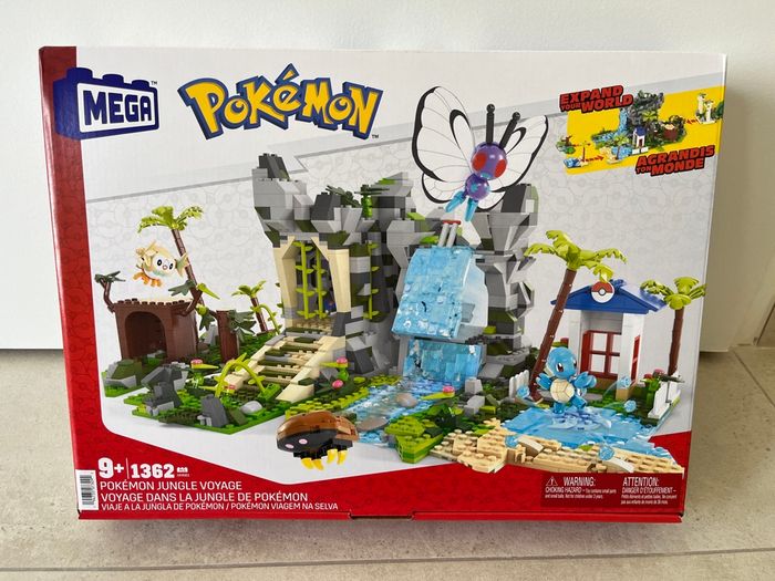 Mega Pokémon voyage dans la jungle de Pokémon construction