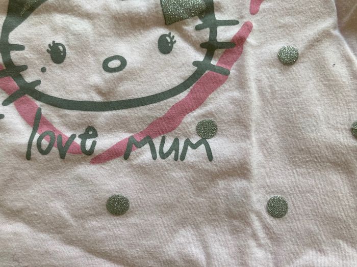 Tee-shirt manche longue hello kitty 12 mois - photo numéro 4