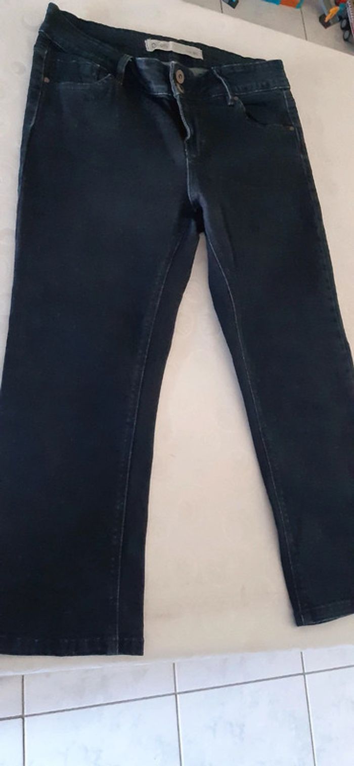 Pantacourt jean taille 40