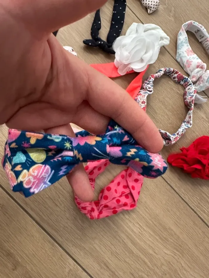 Bandeaux cheveux filles bébé X 18 pièces - photo numéro 5