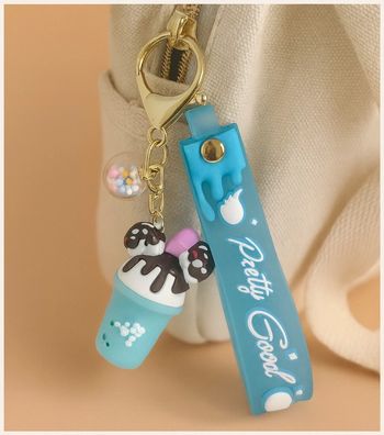 Porte clés glace Mickey Bleu