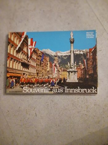 livret souvenir aux Innsbruck