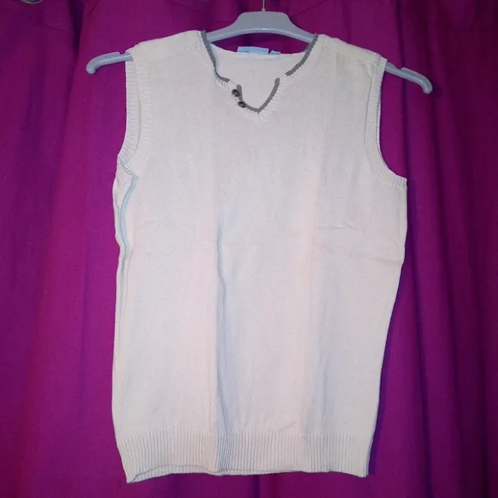 Pull sans manche garçon