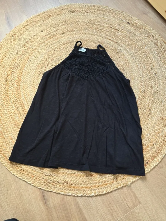 Lot debardeur noir macramé taille 36 pimkie noir