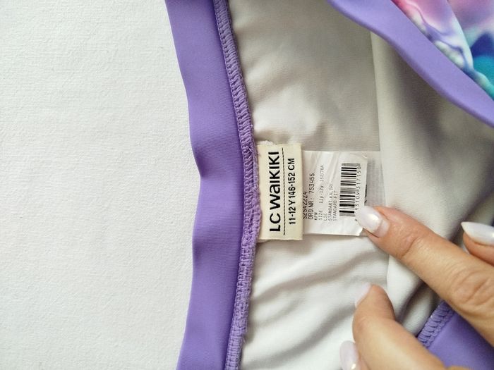 Maillot de bain fille 2 pièces violet 11-12 ans LC Waikiki - photo numéro 6