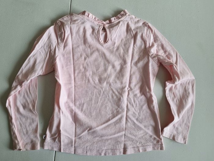 Lot de 2 tee-shirts fille okaïdi 8 ans moutarde et rose claire - photo numéro 10