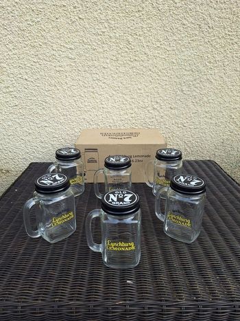 🍹 Lot de 6 verres à cocktail Jack Daniel's