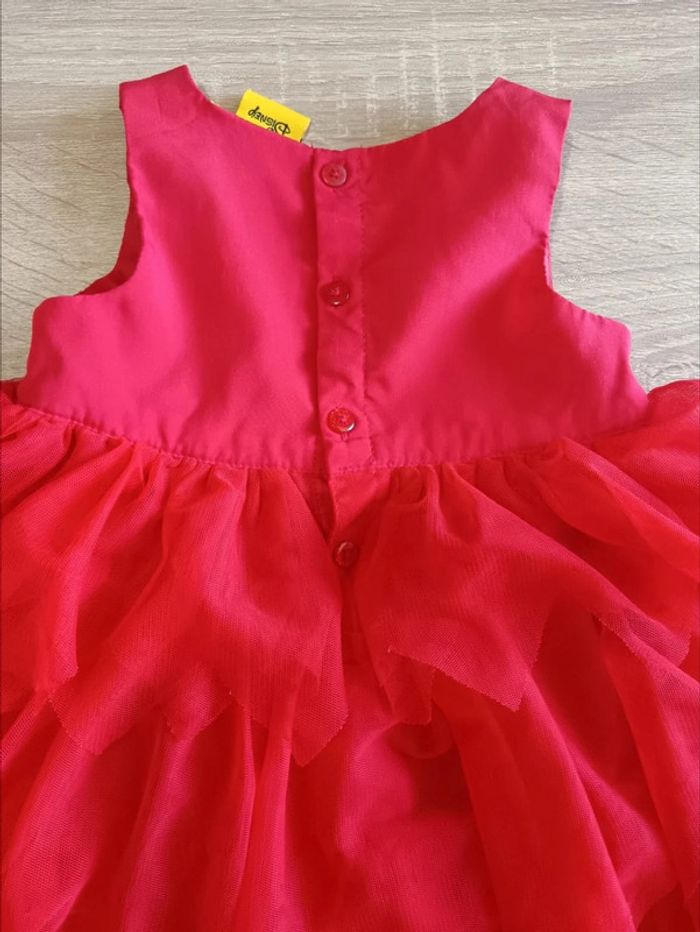 C45 robe type cérémonie rouge Disney 18 mois - photo numéro 2
