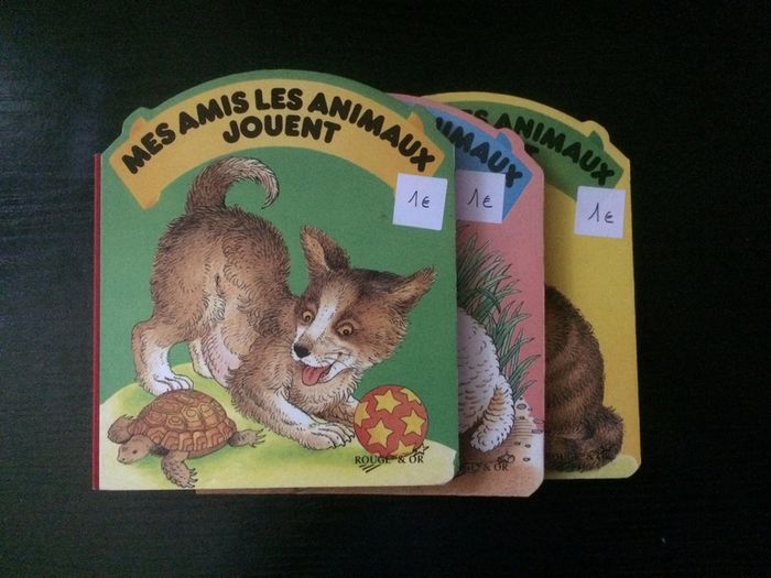Livres cartonnées animaux