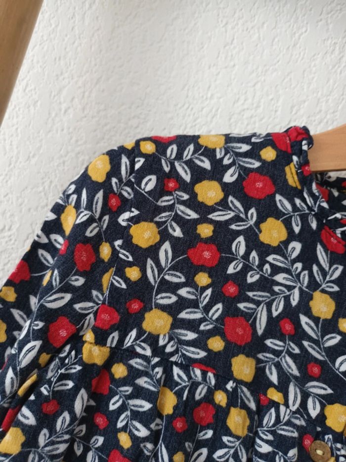 Jolie chemise blouse fleurie Sergent Major 6 ans - photo numéro 4