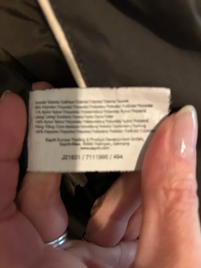 Manteau à capuche kaki Esprit taille 38-M très bon état - photo numéro 11