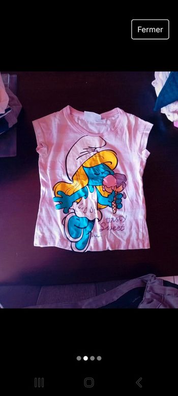 T-shirt stroumphette