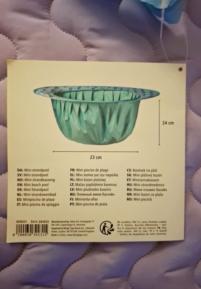 Mini piscine de plage 20 L - photo numéro 5