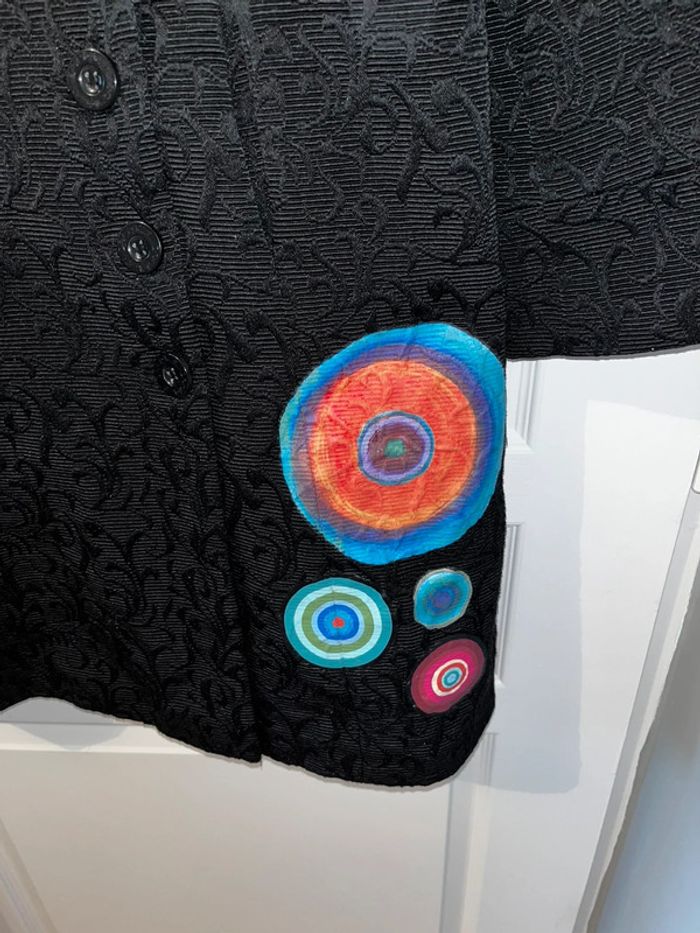 Manteau Desigual noir, taille L - photo numéro 2