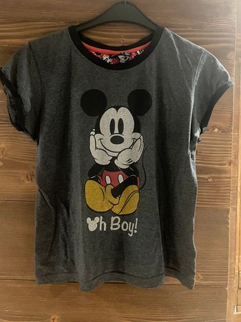 Tee shirt de pyjama Mickey gris