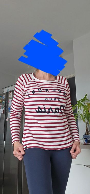 Haut Superdry rayé taille M tout doux