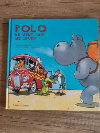 Livre pour enfants "polo ne veut pas se lever"