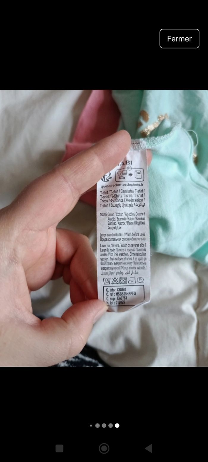 Lot de T shirts Kiabi 2 ans - photo numéro 6