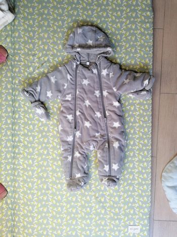 Combinaison pilote Étoiles 3/6mois