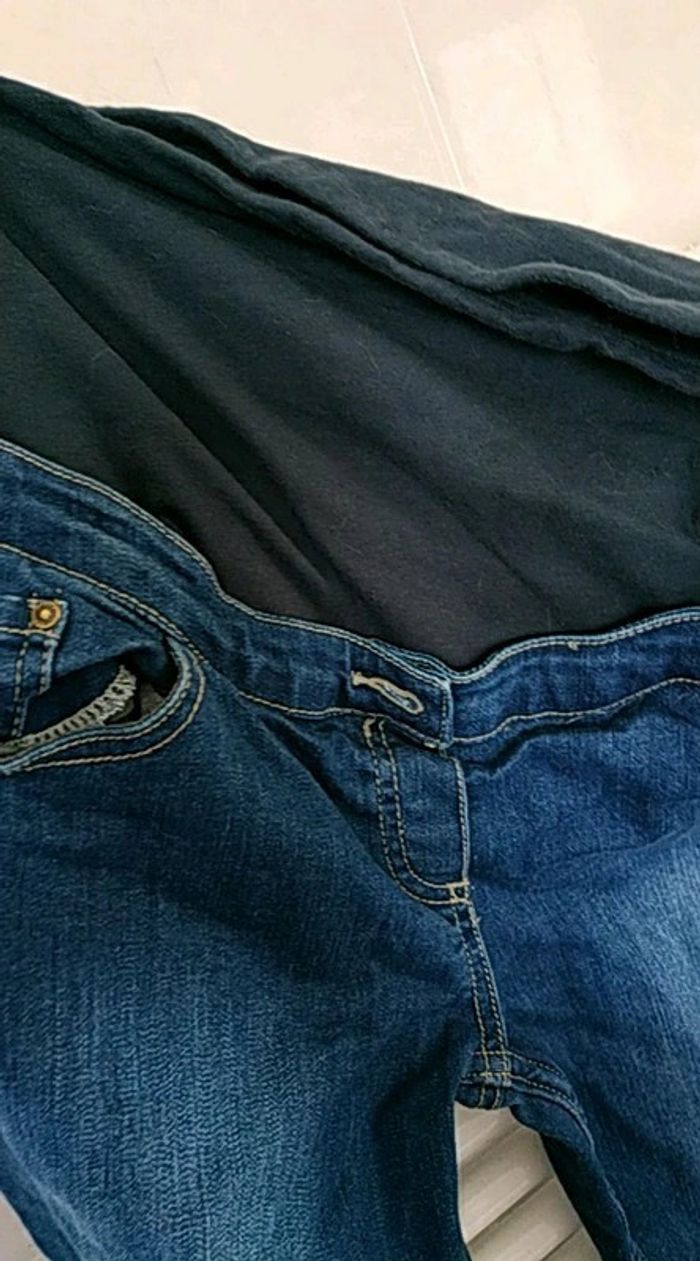 Jean pantalon de grossesse Vertbaudet taille 42 - photo numéro 3