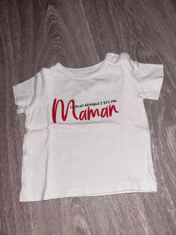 t-shirt 1 mois