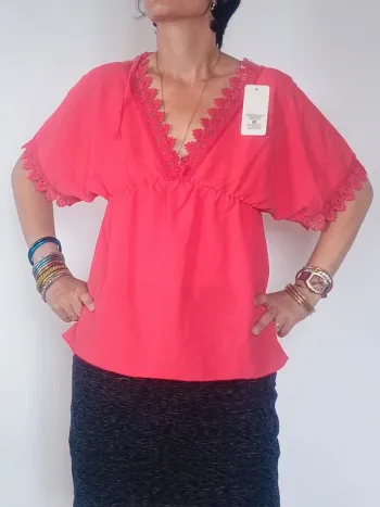 Top fuchsia neuf