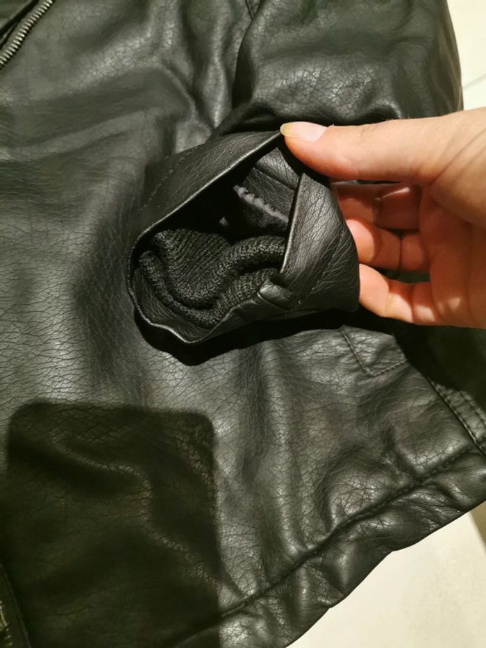 Manteau imitation cuir - photo numéro 2