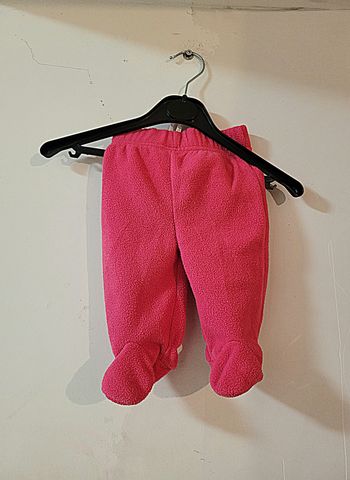 Pantalon chaud avec pied bébé fille