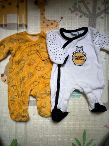 Lot de 2 pyjamas velours