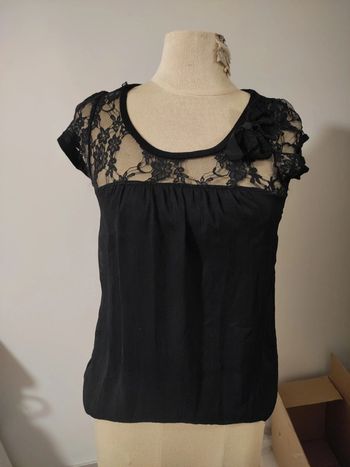 T-shirt blouse noir