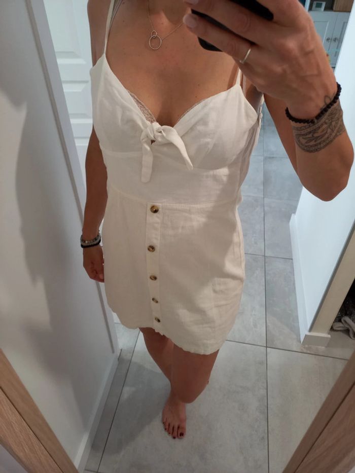 Robe légère blanc cassé - photo numéro 2