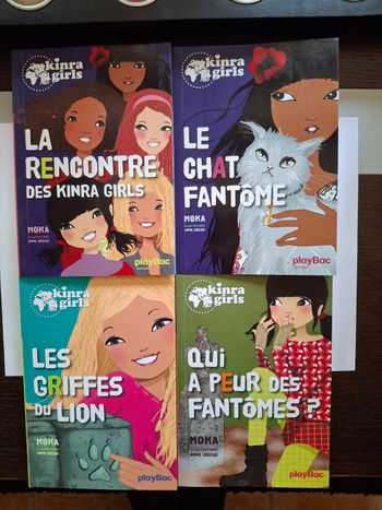 Lot des 4 tomes Kinra girls