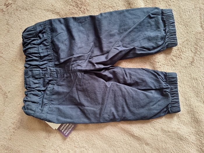 Pantalon garçon 3 mois bleu marine Kiabi - photo numéro 3