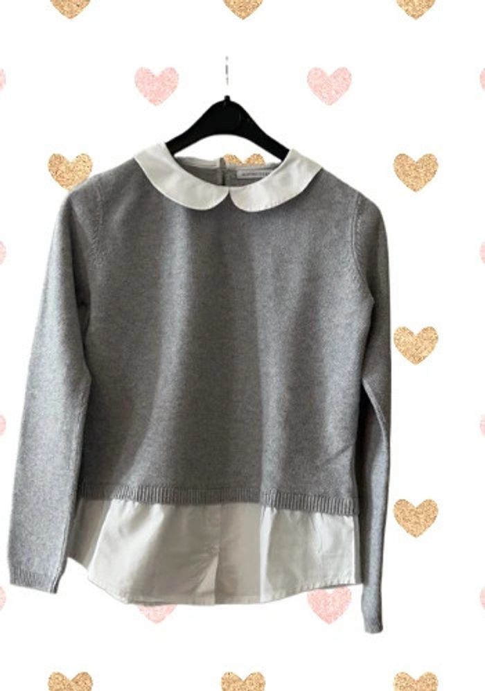 Chemise pull col claudine 10 ans Monoprix Teens