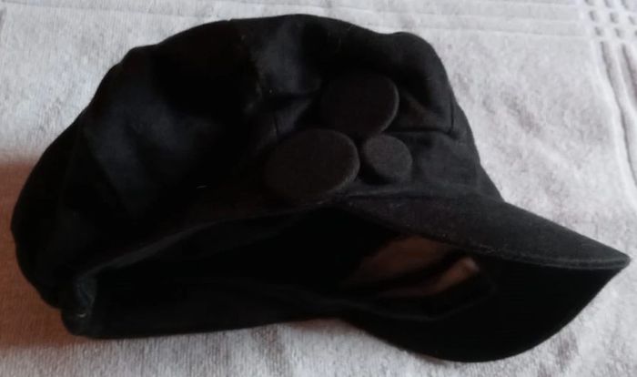 Casquette noire Taille 56 cm - photo numéro 3