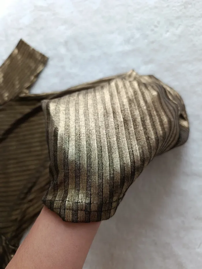 Robe moulante Daphnea noir doré M sexy - photo numéro 8