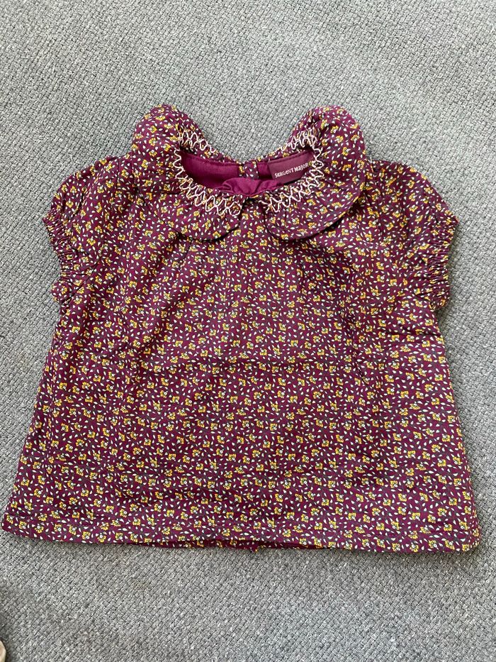 Blouse manches courtes Fille