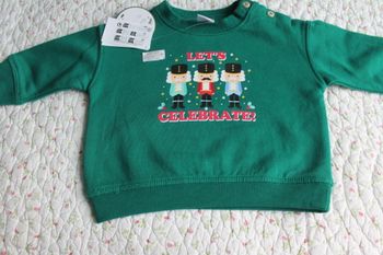 sweat de noel 6 mois
