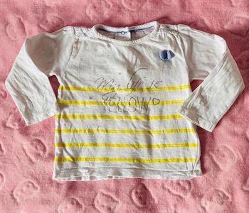 18 mois haut manche longue