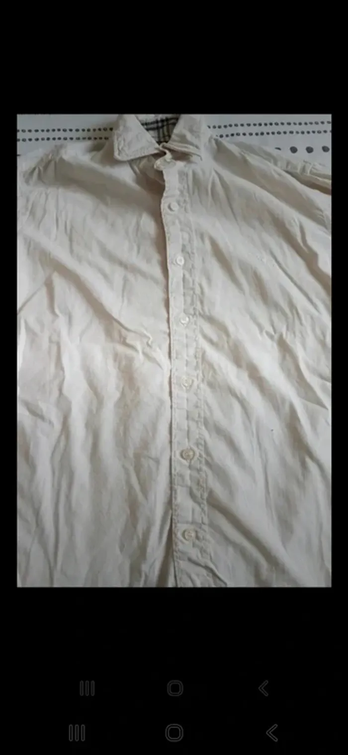 Chemise homme burberry bon etat taille s - photo numéro 4