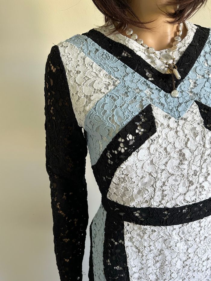 Robe en dentelle à manches longues Morgan taille 36 TBE - photo numéro 4