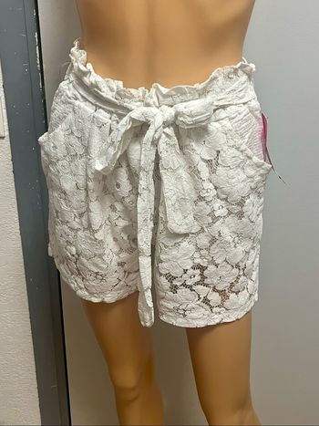 Short blanc bohème