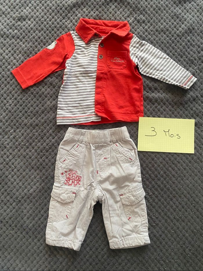 Lot vêtements hiver bébé garçon 3 mois - photo numéro 9