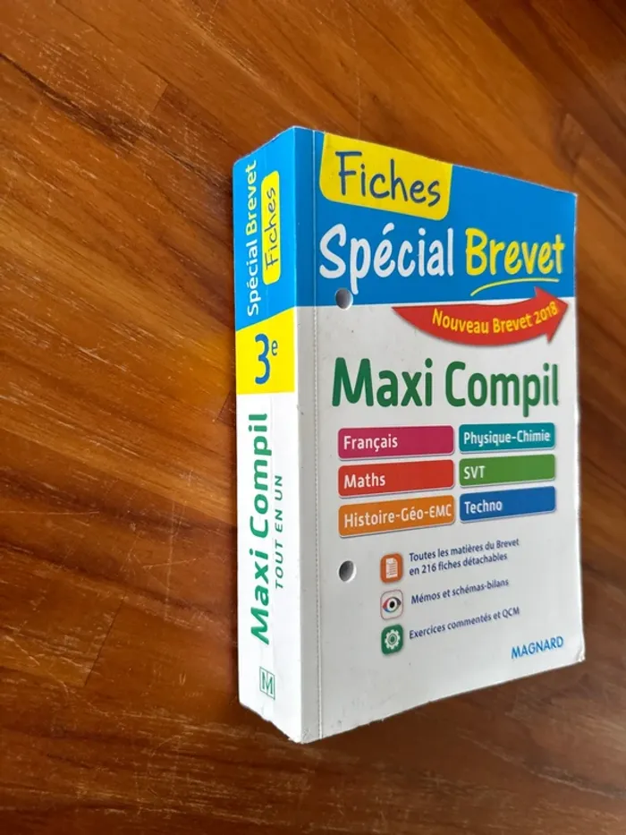 Livre, fiche spéciale, brevet, maxi compile - photo numéro 2